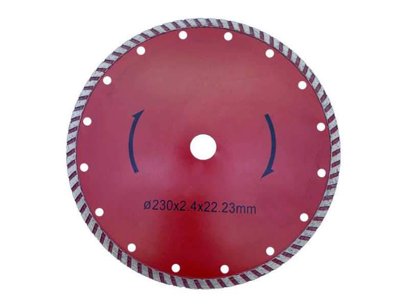 Disc pentru beton turbo rosu diametru 230 mm