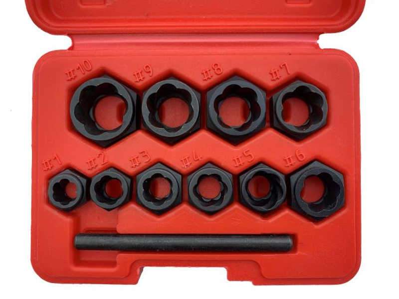 Trusa chei pentru piulite uzate la exterior inguste set 10 pi