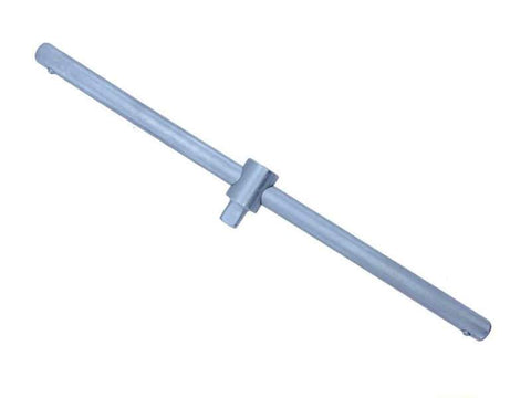 Maner tubulara argintiu tip T 10 inch