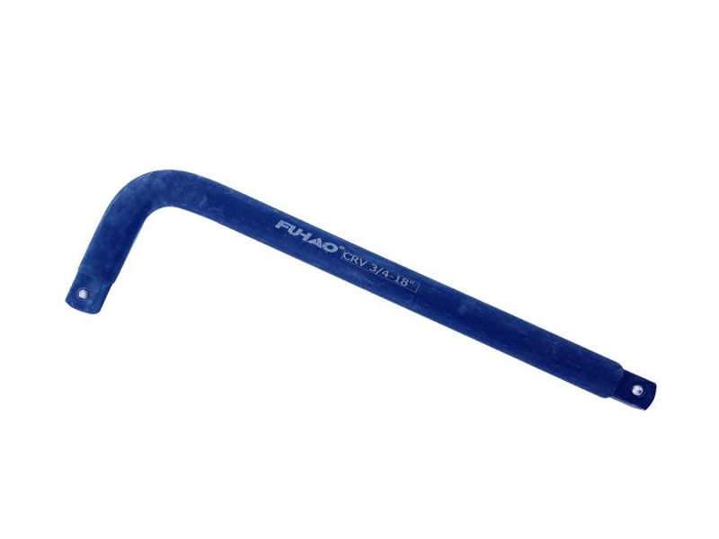Maner tubulara argintiu tip L 18 inch