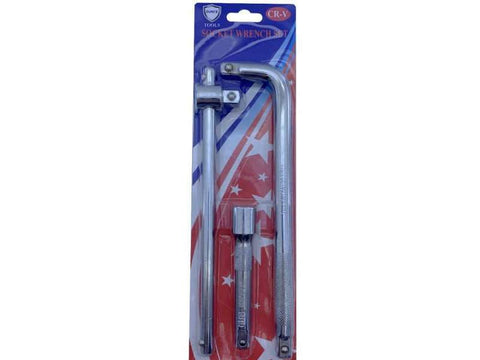 Set pentru chei tubulare 3 piese