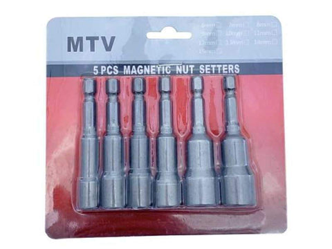 Tubulara la bormasina cu magnet set 6 piese