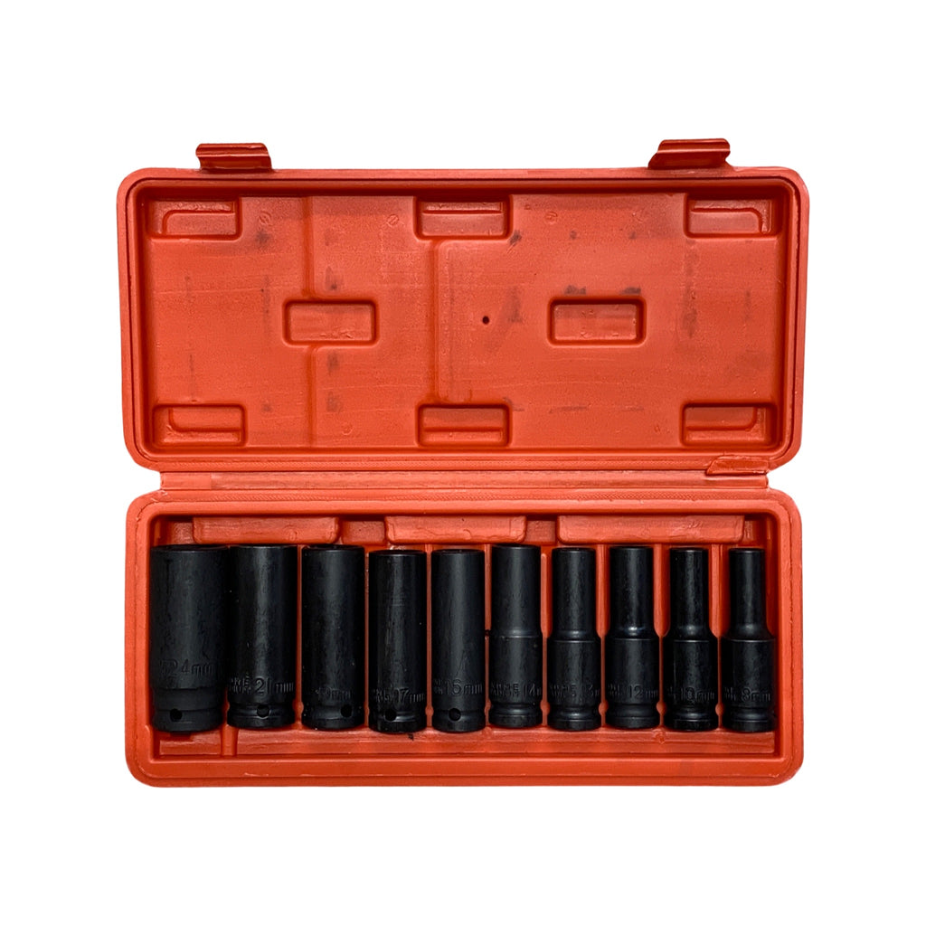 trusa tubulare impact 1/2" 10piese/set